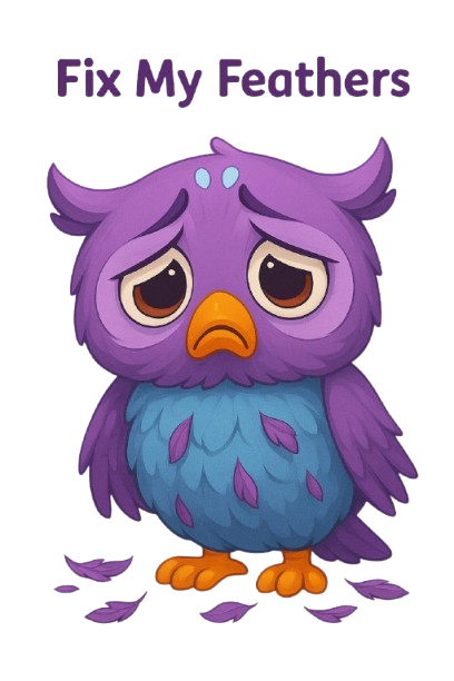 Fix My Feathers Mascot